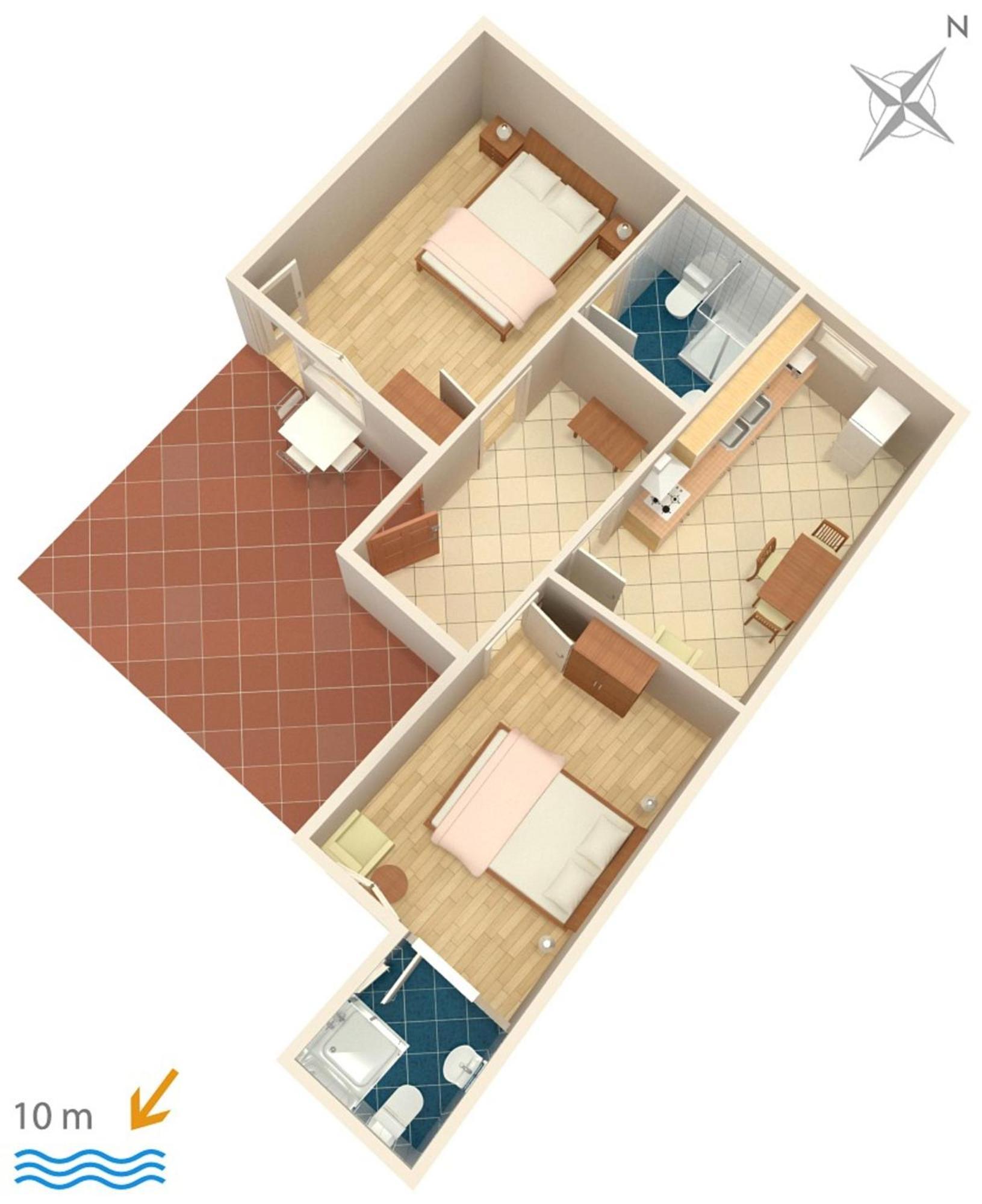 Family Friendly Seaside Apartments Brodarica, Sibenik - 4833 브로다리카 외부 사진